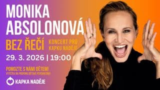 MONIKA ABSOLONOVÁ - koncert pro Kapku naděje
